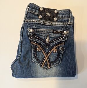 Miss Me Size 29 Embellished Jeans